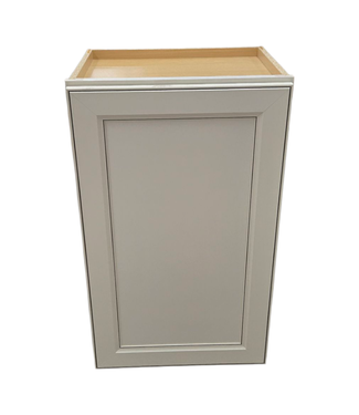 43568 Off White Upper Wall Cabinet 18"W