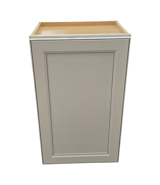 43568 Off White Upper Wall Cabinet 18"W