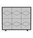 43576 Master Forge Black Diamond Fireplace Screen 37.5"W