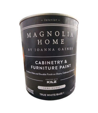 43584 Magnolia Home True White Semi-Gloss Furniture Paint - Quart