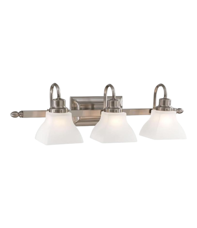 43606 Minka Lavery Nickel Vanity Light