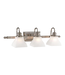 43606 Minka Lavery Nickel Vanity Light