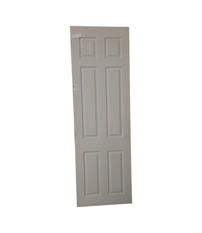 43607 Primed Slab 6-Panel Interior Door 30"