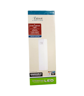 43633  Patriot Lighting 9" Under Cabinet Light with 6ft Power Cord