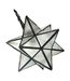 43655 Geometric Moravian Star Pendant Hanging Light