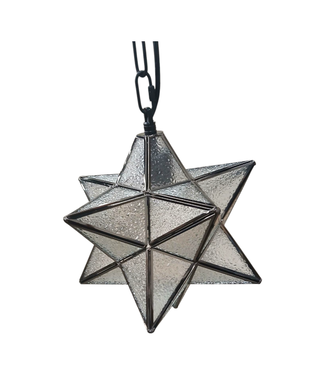 43655 Geometric Moravian Star Pendant Hanging Light