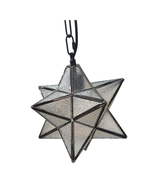 43655 Geometric Moravian Star Pendant Hanging Light