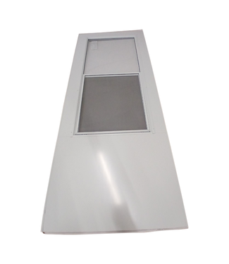 43720 Value-Core White Aluminum Storm Door 32"W