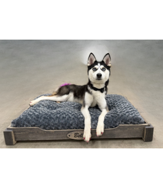 2012 Handcrafted Wood Raised Pet Bed - Medium