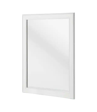 43774 Gazette White 24"W Framed Bathroom Mirror