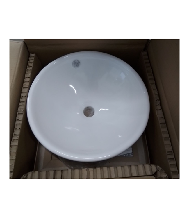 43788 EcLife White Ceramic Bowl Sink