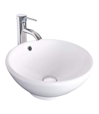 43788 EcLife White Ceramic Bowl Sink
