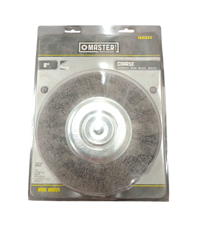 43824 Master Mechanic 8-Inch Wire Wheel Brush