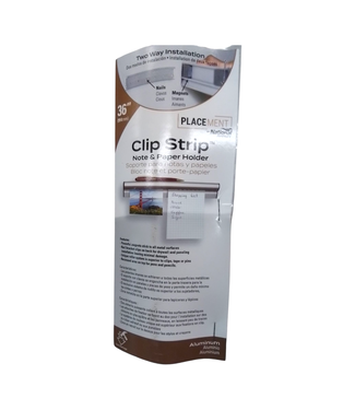 43877 National Hardware Clip Strip Note & Paper Holder