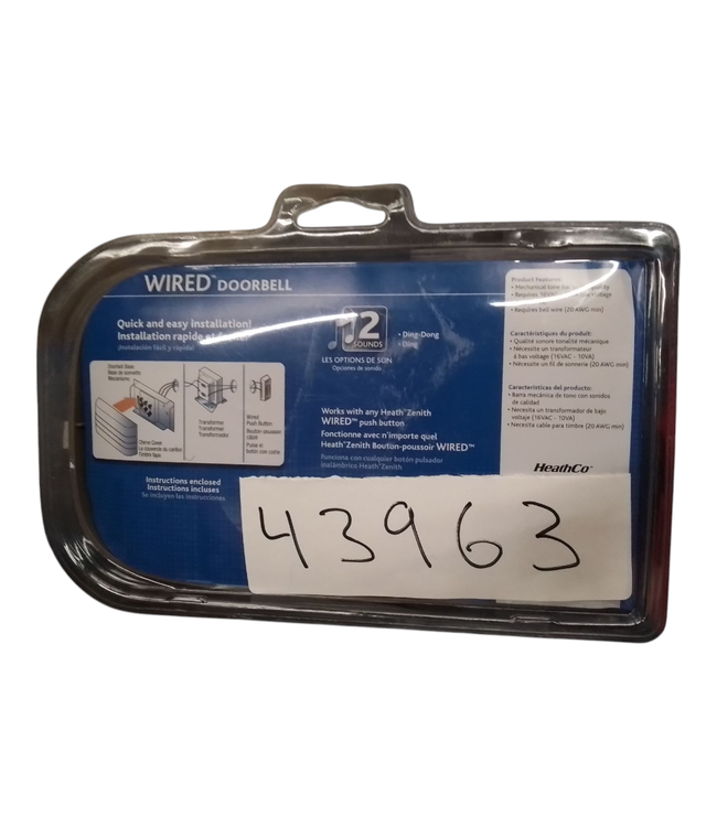 43963 Heath Zenith Wired Doorbell
