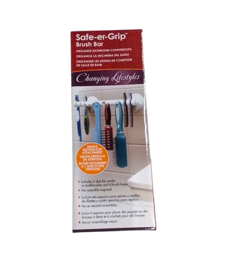 43991 Safe-er-Grip White Plastic Caddy