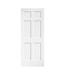 44022 Eightdoors Smooth White 6-Panel Interior Door 24"W