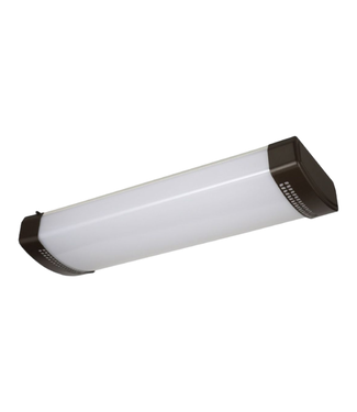 44052 Allen+Roth Deja 1-Light Bronze LED Flush Mount Light