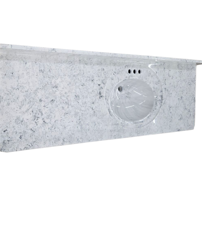 44080 Grey Single Bathroom Vanity 69.5"W