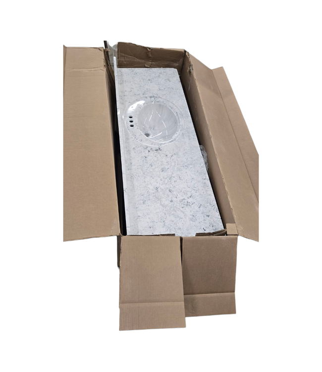 44080 Grey Single Bathroom Vanity 69.5"W