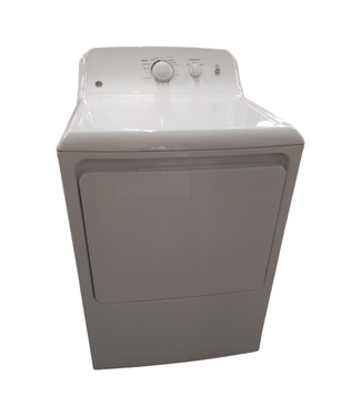 44091 GE White Gas Front Load Dryer 6.2 cu. ft.
