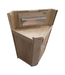 44109 2- Light Mirrored Light Oak Bathroom Corner Cabinet