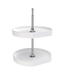 44131 Rev A Shelf 20" White D Shape Lazy Susan