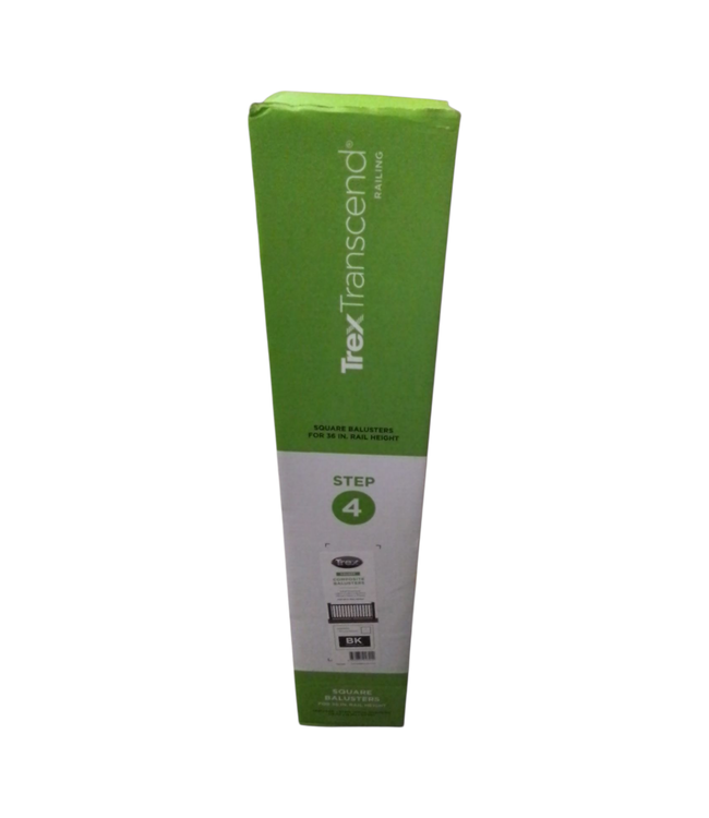 44257 Trex 36" Charcoal Black Square Composite Balusters