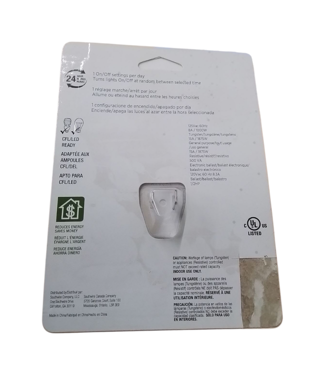 44245 Woods 24-Hour Preset Digital Lighting Timer