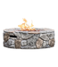 44290 Teamson Home Outdoor Round Propane Gas Fire Pit