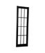 44374 Black 12-Glass Panel Interior Door 30"W
