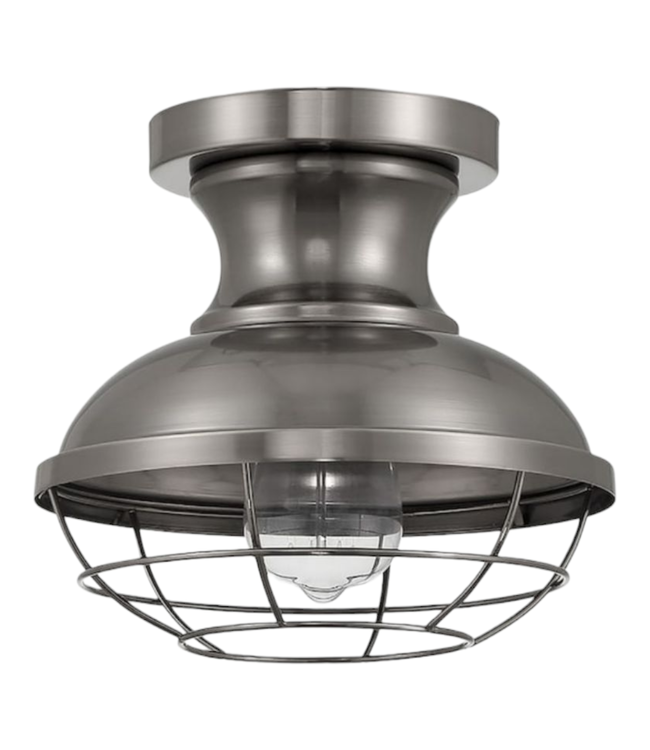 44389 Allen + Roth Yordan 1-Light Semi-Flush Mount Light