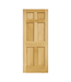 44426 Eightdoor Natural Pine 6-Panel Solid Core Door 30"W