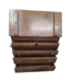 44429 Vintage Pine Wood Secretary Desk