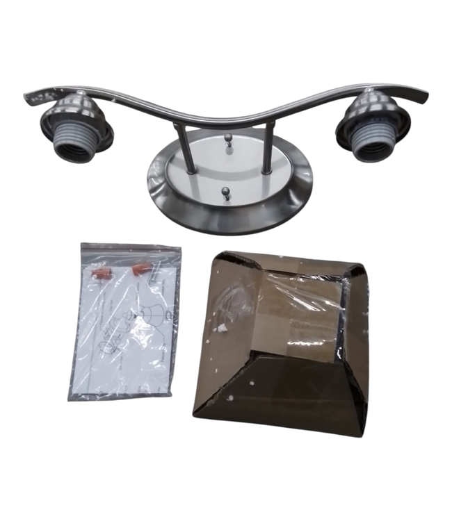 44440 Volume Lighting Brushed Nickel Vanity Light