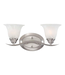 44440 Volume Lighting Brushed Nickel Vanity Light