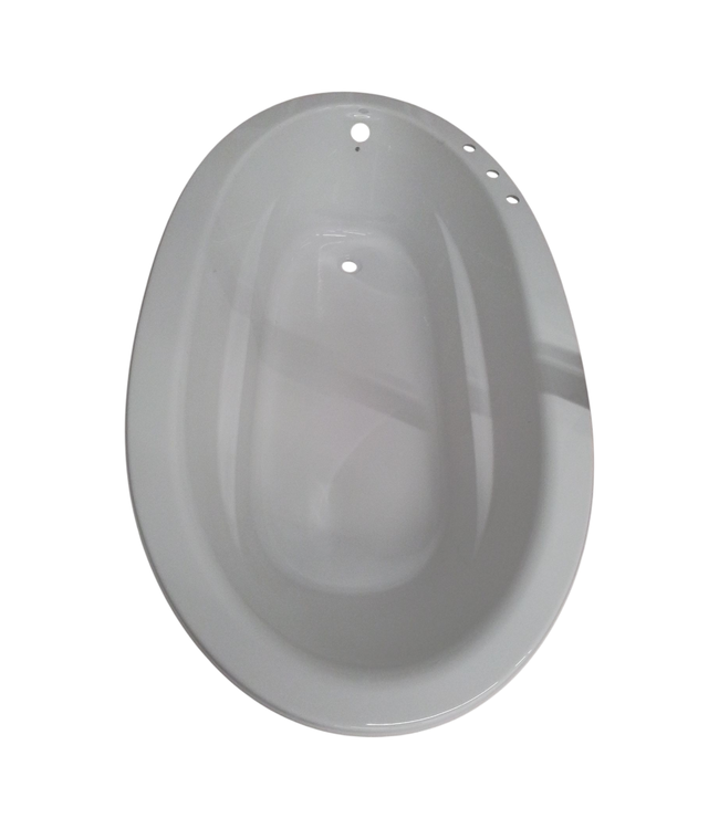 44443 Kohler Sunward Oval White Soaking Bathtub