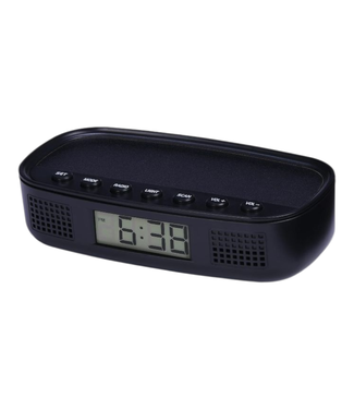 44455 RCA Digital Radio Alarm with USB Charging Cord