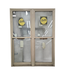 44463 Pella Taupe Vinyl Double Hung Sliding Window 56.125"W