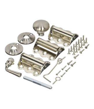 44468 Wright Products Nickel Full Screen Door Hardware Kit