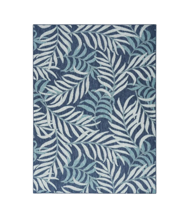 44473 Nourison Home Blue Garden Oasis Area Rug