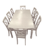 44498 9-Piece Dining Table And Chair Set With Leaf Extension