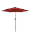 44525 Sunkuki 7.5' Chili Red Patio Market Umbrella With Tilt