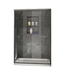44532 Sliding Semi-Frameless Shower Door Brushed Nickel