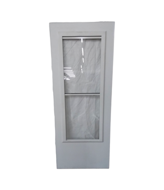 44534 Larson 30 Midview White Storm Door 32"W