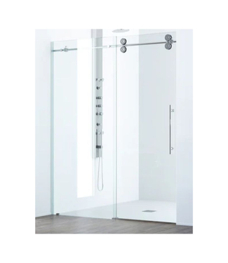 44548 Vigo Elan Chrome Frameless Sliding Shower Door