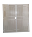 44563 Almond Steel Security French Doors 72.5"W