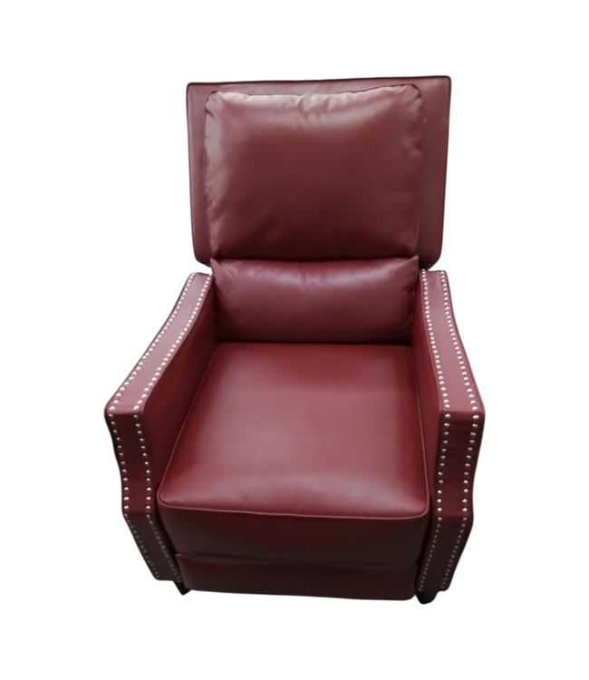 44565 Red Faux Leather Reclining Chair