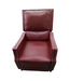 44565 Red Faux Leather Reclining Chair