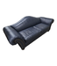 44566 Moonlit Navy Faux Leather Couch